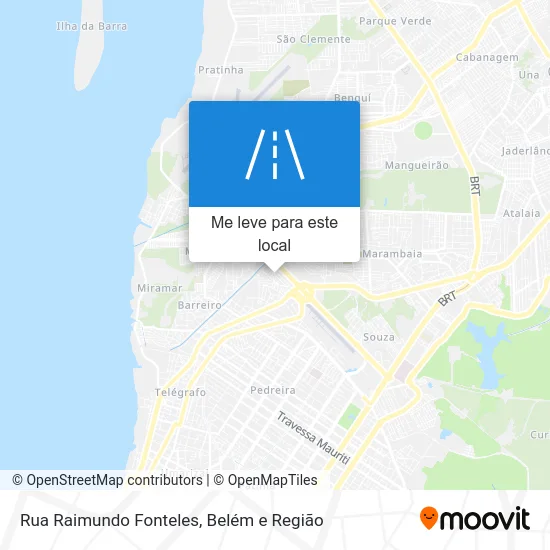 Rua Raimundo Fonteles mapa
