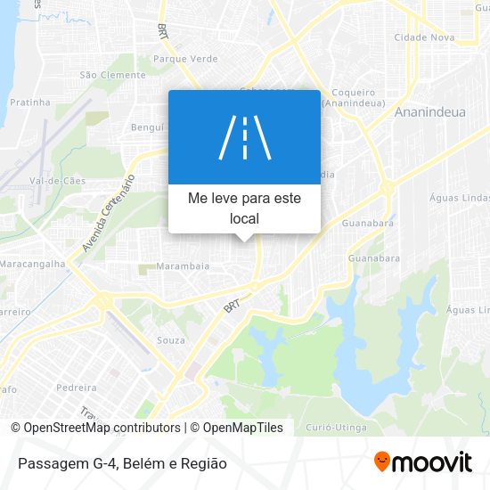 Passagem G-4 mapa