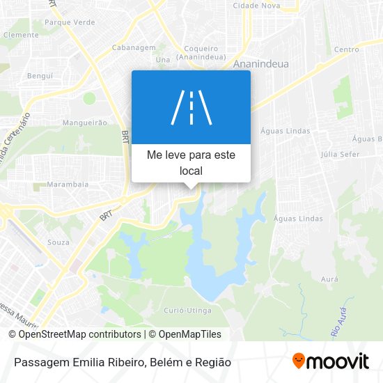 Passagem Emilia Ribeiro mapa