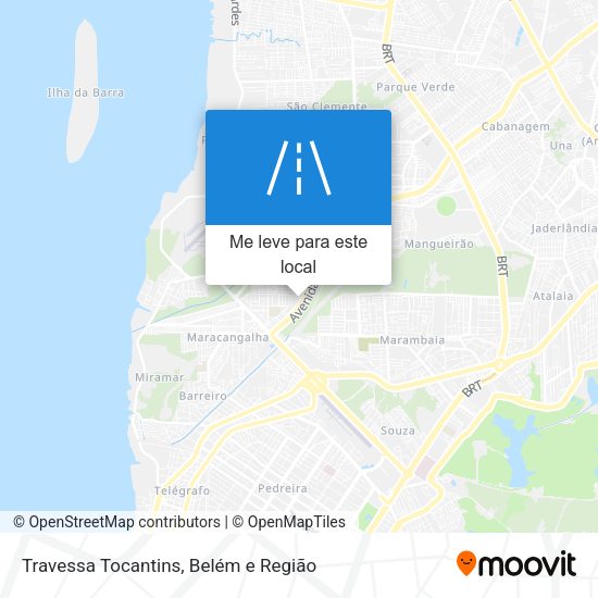 Travessa Tocantins mapa