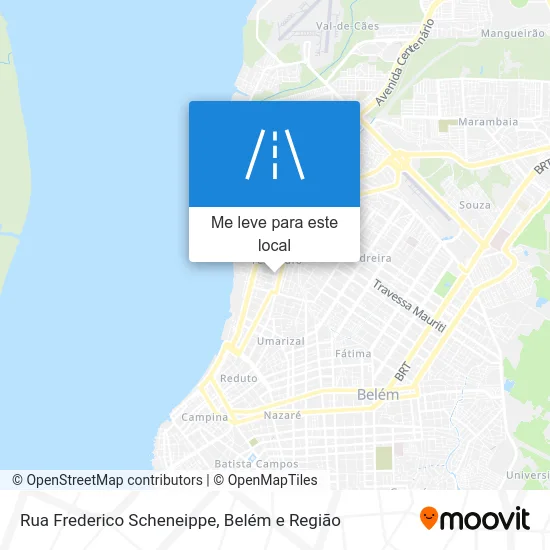 Rua Frederico Scheneippe mapa