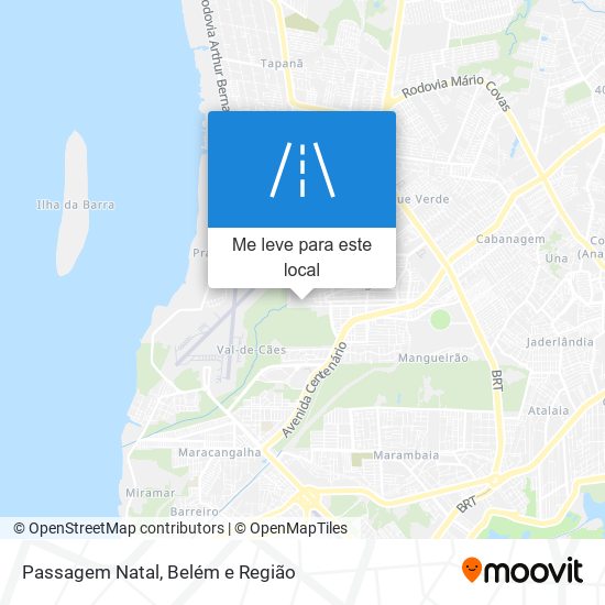 Passagem Natal mapa