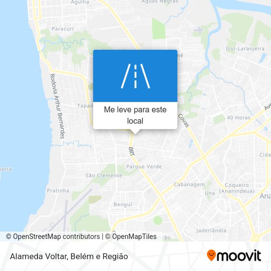 Alameda Voltar mapa