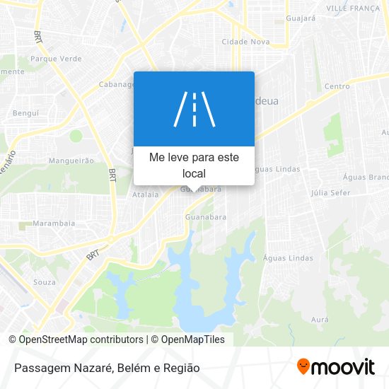 Passagem Nazaré mapa