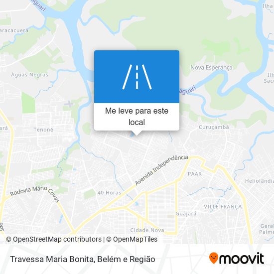 Travessa Maria Bonita mapa