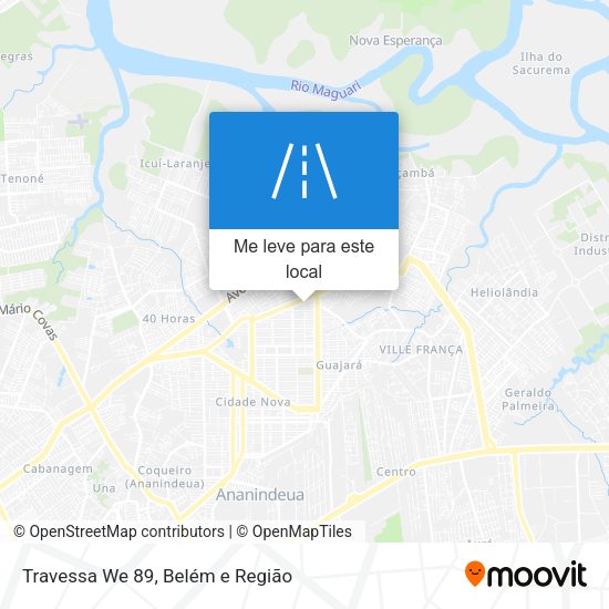 Travessa We 89 mapa