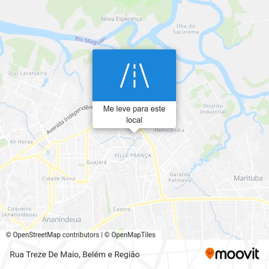 Rua Treze De Maio mapa