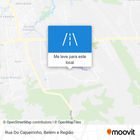 Rua Do Cajueirinho mapa