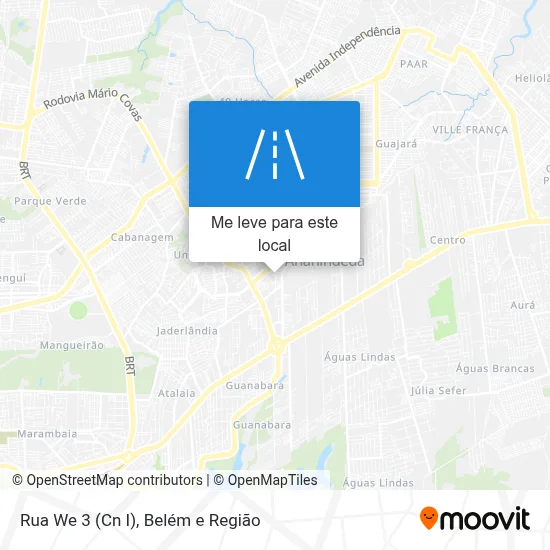Rua We 3 (Cn I) mapa
