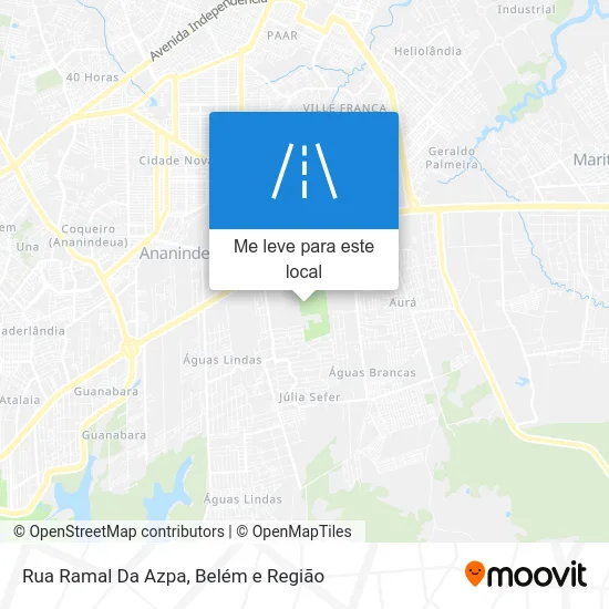 Rua Ramal Da Azpa mapa