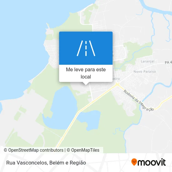 Rua Vasconcelos mapa