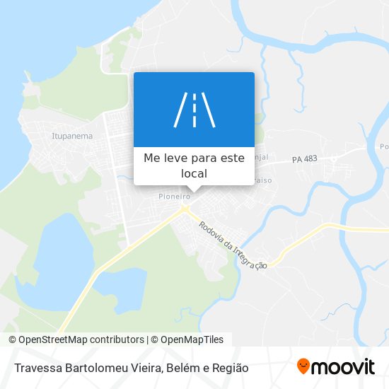 Travessa Bartolomeu Vieira mapa