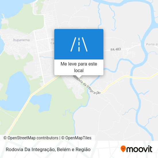 Rodovia Da Integração mapa