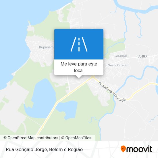 Rua Gonçalo Jorge mapa