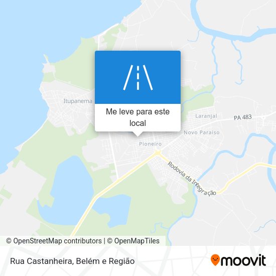 Rua Castanheira mapa