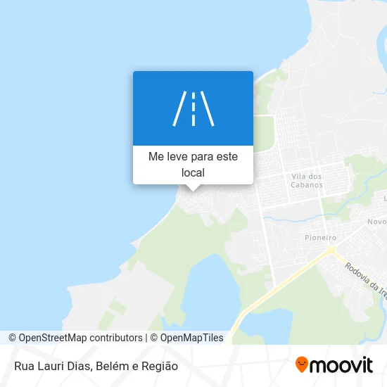 Rua Lauri Dias mapa