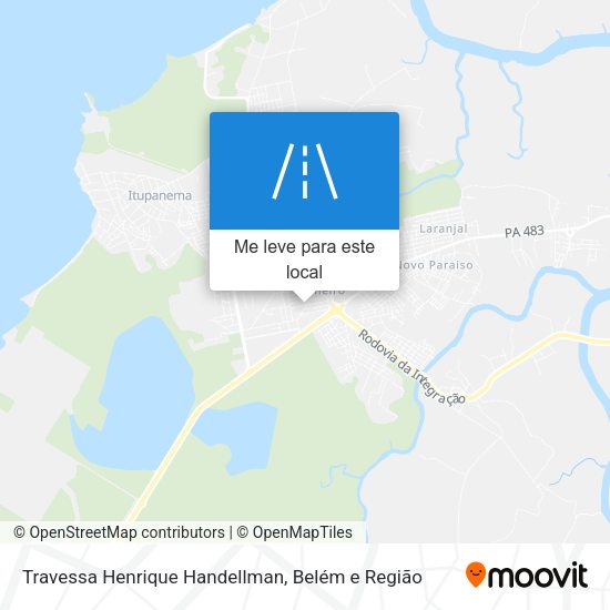 Travessa Henrique Handellman mapa