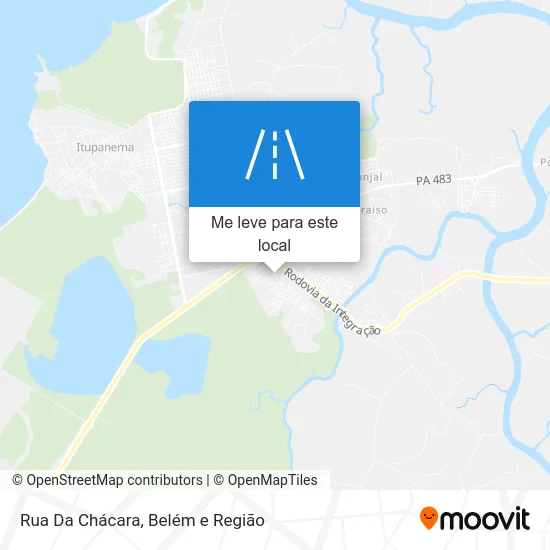 Rua Da Chácara mapa