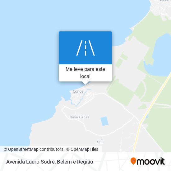 Avenida Lauro Sodré mapa