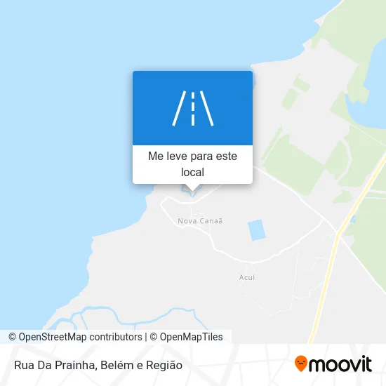 Rua Da Prainha mapa
