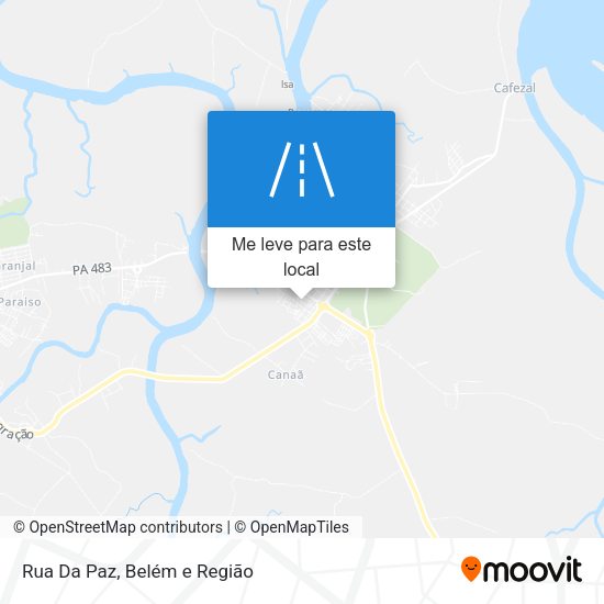 Rua Da Paz mapa