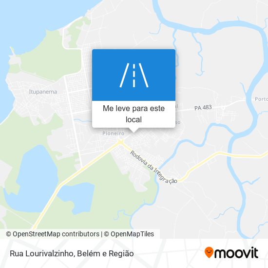 Rua Lourivalzinho mapa