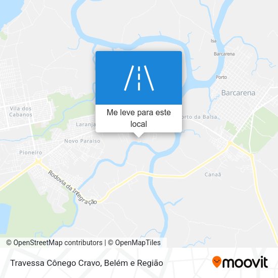 Travessa Cônego Cravo mapa