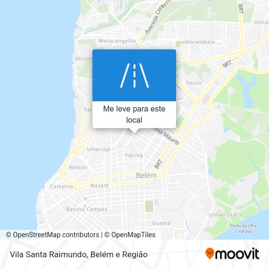 Vila Santa Raimundo mapa