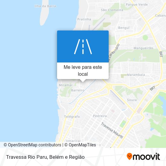 Travessa Rio Paru mapa
