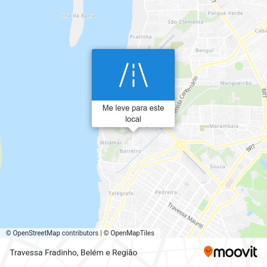 Travessa Fradinho mapa
