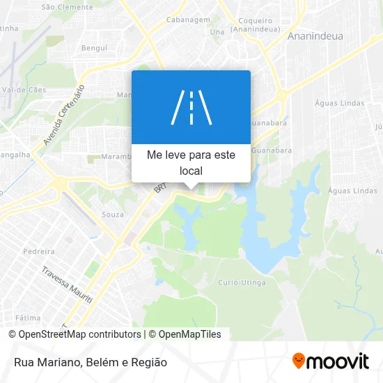 Rua Mariano mapa