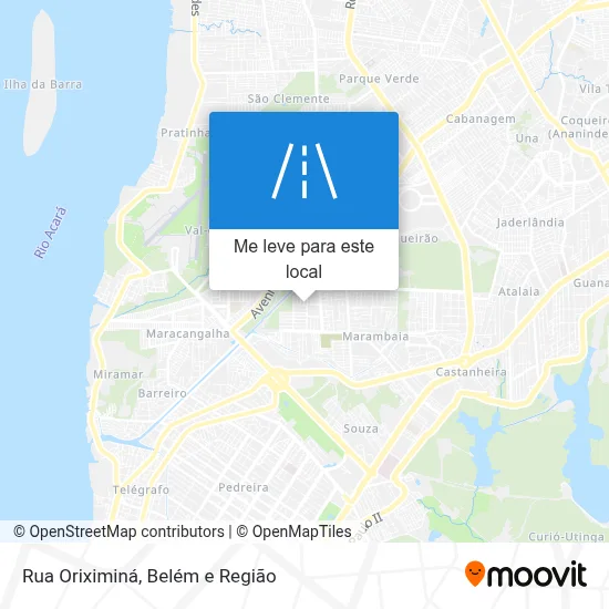 Rua Oriximiná mapa