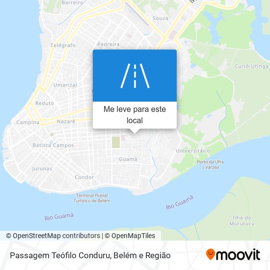 Passagem Teófilo Conduru mapa