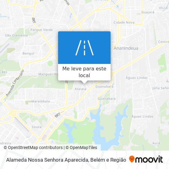 Alameda Nossa Senhora Aparecida mapa