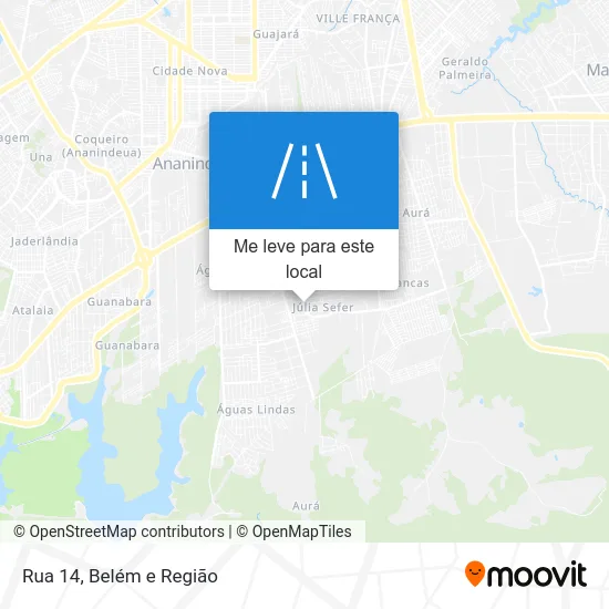 Rua 14 mapa