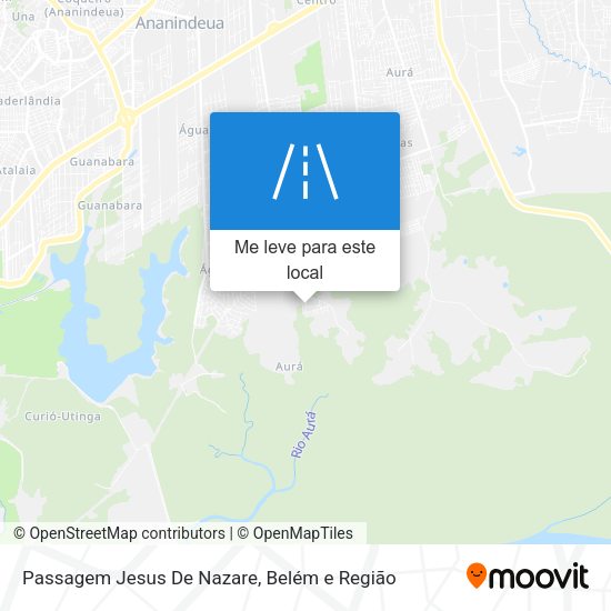 Passagem Jesus De Nazare mapa