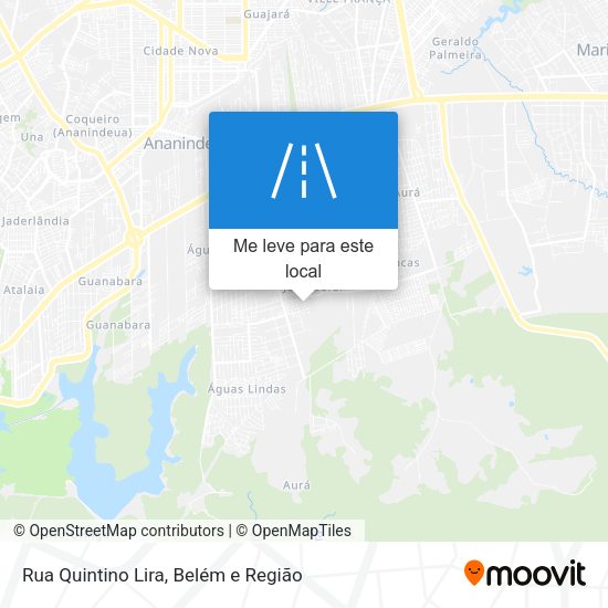 Rua Quintino Lira mapa