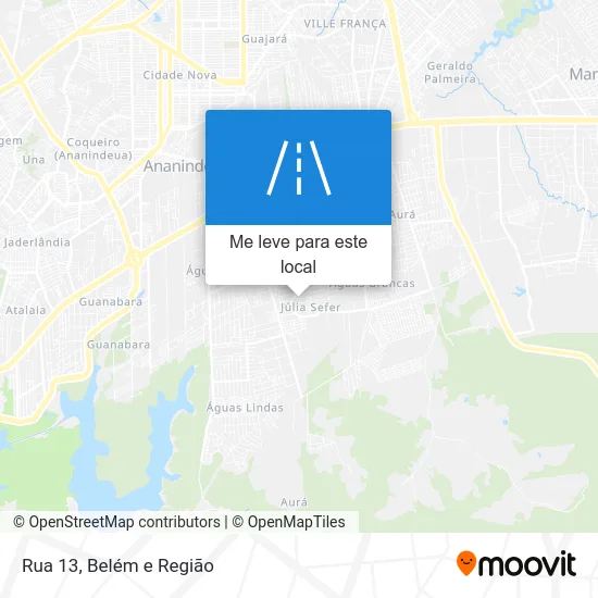 Rua 13 mapa