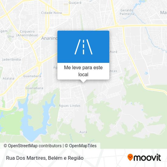 Rua Dos Martires mapa