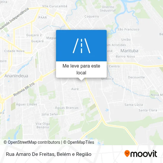 Rua Amaro De Freitas mapa