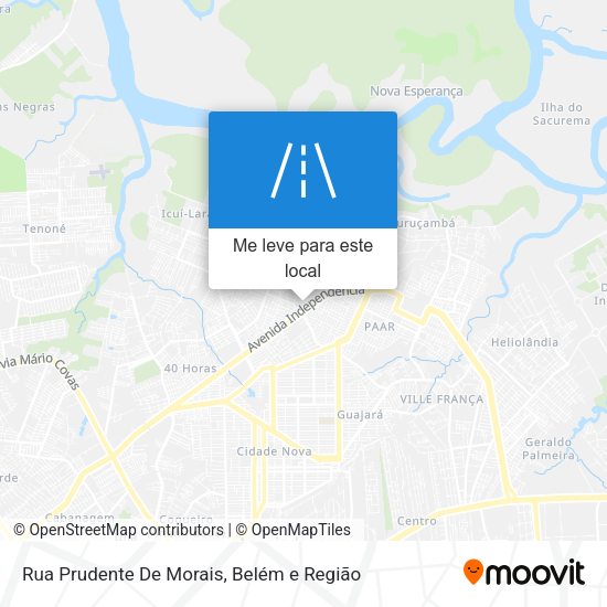 Rua Prudente De Morais mapa