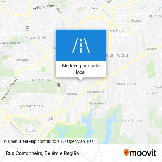 Rua Castanheira mapa