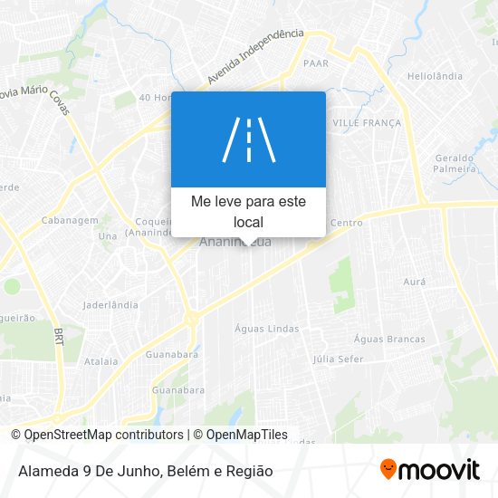 Alameda 9 De Junho mapa