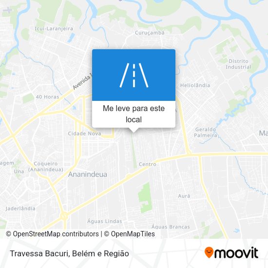 Travessa Bacuri mapa