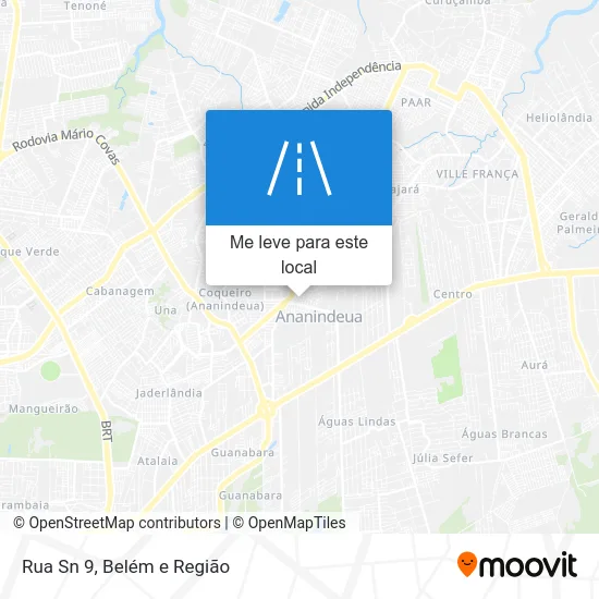 Rua Sn 9 mapa