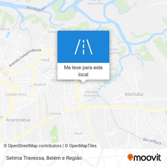 Setima Travessa mapa