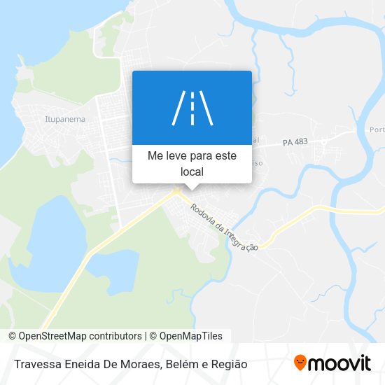 Travessa Eneida De Moraes mapa