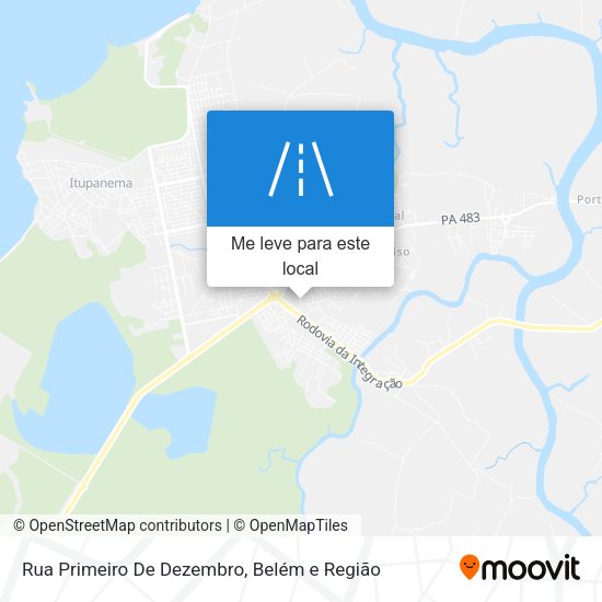 Rua Primeiro De Dezembro mapa