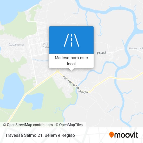 Travessa Salmo 21 mapa