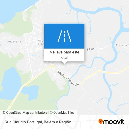 Rua Claudio Portugal mapa